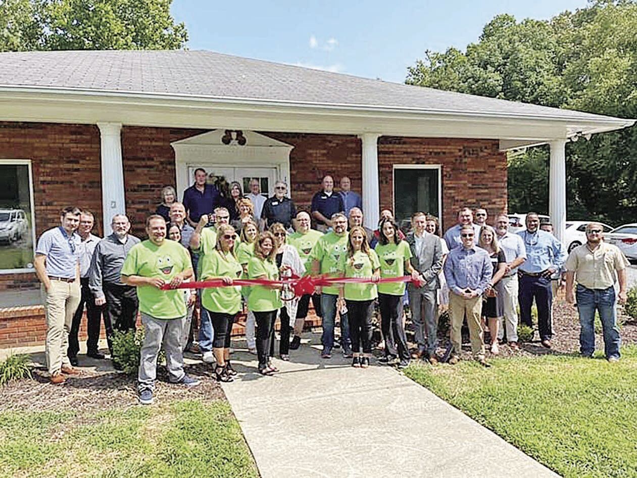 FROGGY CUTS RIBBON AT BUSINESS PARTNER APPRECIATION DAY